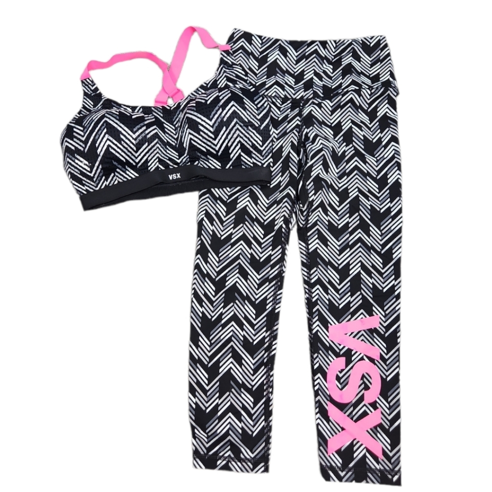 Victoria's Secret VSX Sport Geometric Activewear Set - Picture 2 of 9